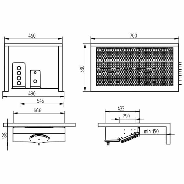 HP50M-1M (25) Bi-Block Split-Kühl-Aggregat
